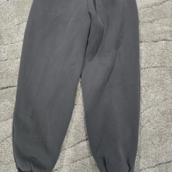 Comfort Cloud Oversized Wolf Gray Sweatpants And Zip Up Hoodie Men Women - Picture 8 of 9